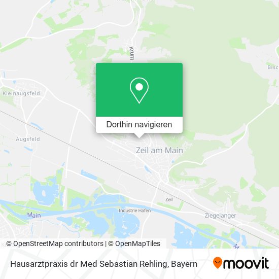 Hausarztpraxis dr Med Sebastian Rehling Karte