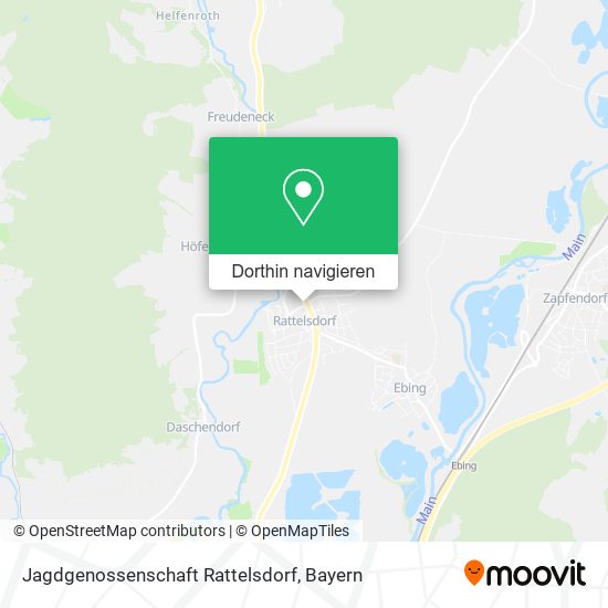 Jagdgenossenschaft Rattelsdorf Karte