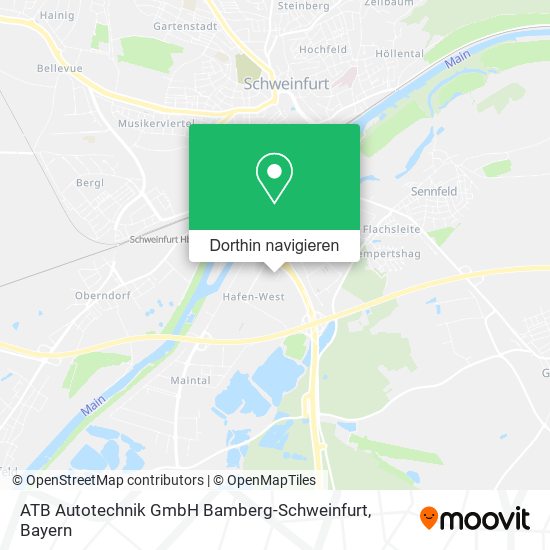 ATB Autotechnik GmbH Bamberg-Schweinfurt Karte