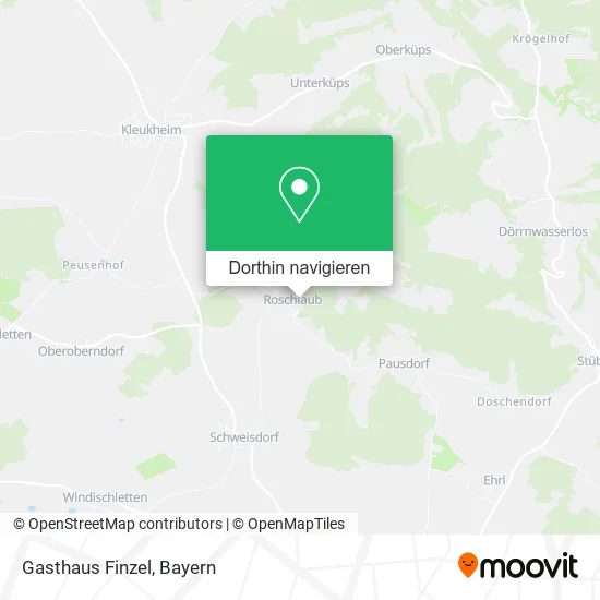 Gasthaus Finzel Karte