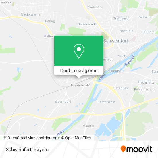 Schweinfurt Karte