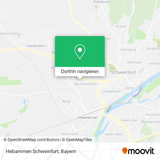 Hebammen Schweinfurt Karte