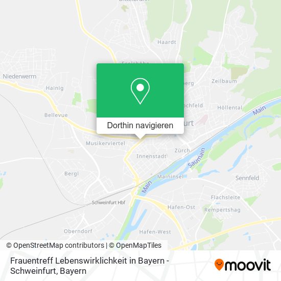 Frauentreff Lebenswirklichkeit in Bayern - Schweinfurt Karte