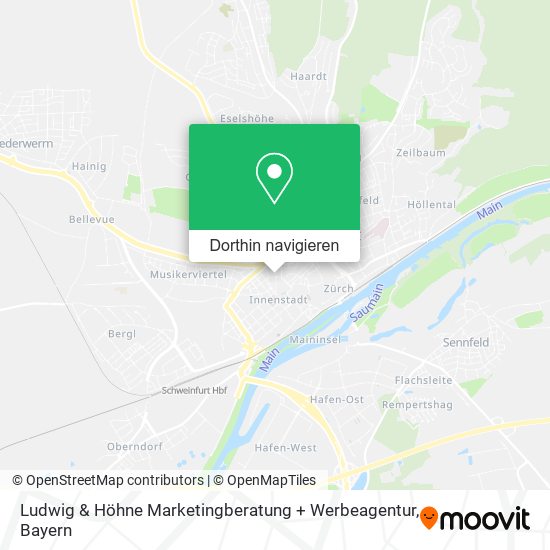 Ludwig & Höhne Marketingberatung + Werbeagentur Karte