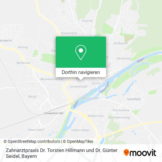 Zahnarztpraxis Dr. Torsten Hillmann und Dr. Günter Seidel Karte