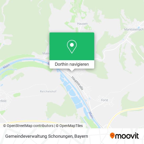 Gemeindeverwaltung Schonungen Karte