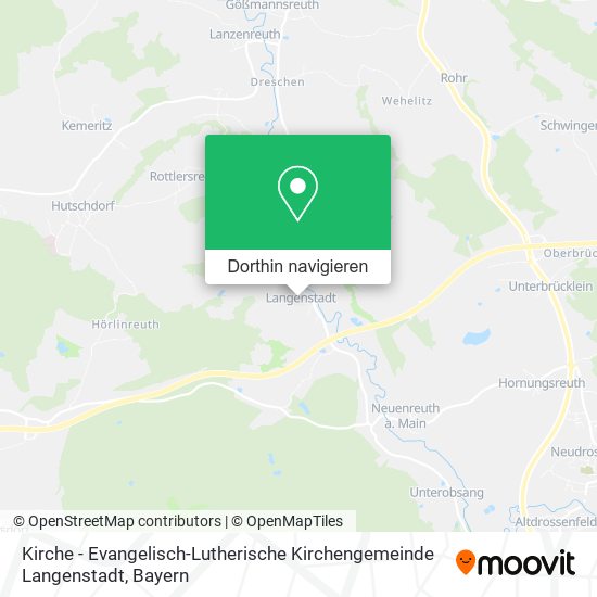 Kirche - Evangelisch-Lutherische Kirchengemeinde Langenstadt Karte