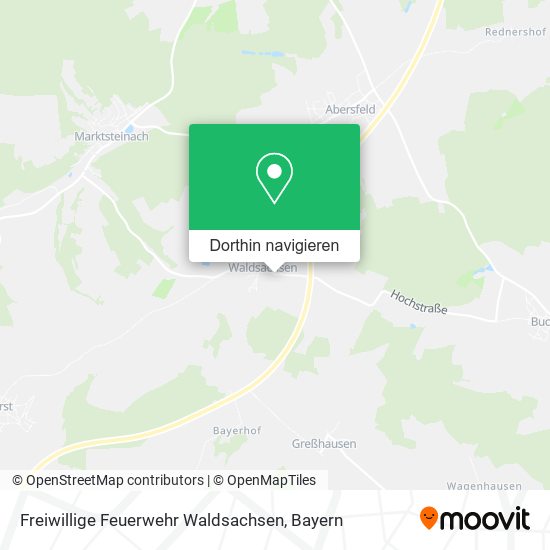 Freiwillige Feuerwehr Waldsachsen Karte