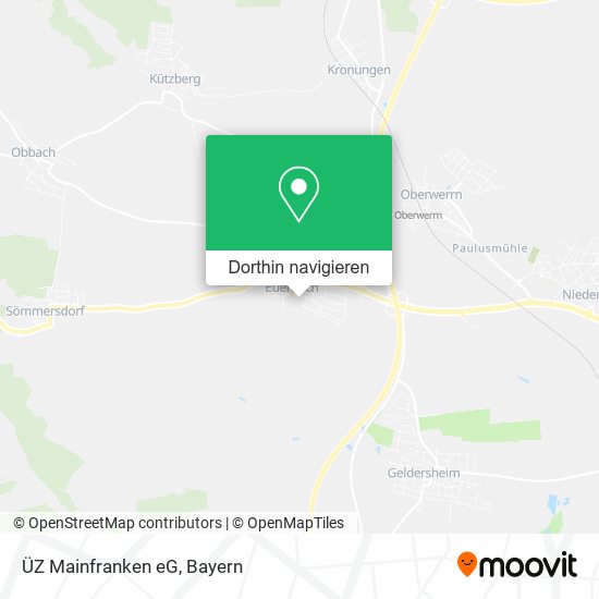 ÜZ Mainfranken eG Karte