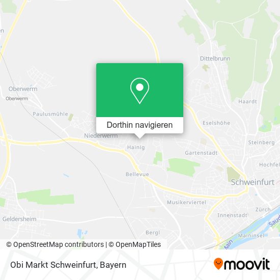Obi Markt Schweinfurt Karte