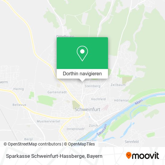 Sparkasse Schweinfurt-Hassberge Karte