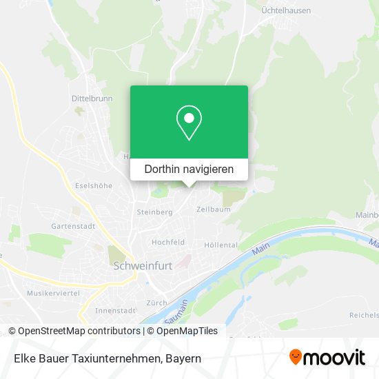 Elke Bauer Taxiunternehmen Karte