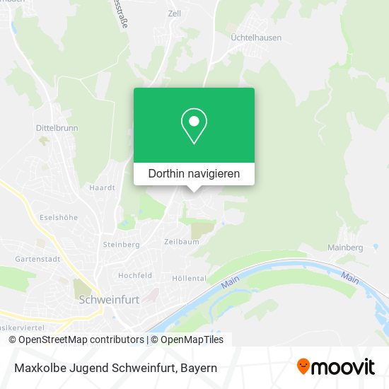 Maxkolbe Jugend Schweinfurt Karte