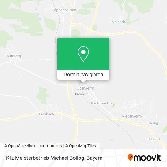 Kfz-Meisterbetrieb Michael Bollog Karte