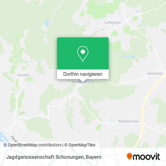 Jagdgenossenschaft Schonungen Karte