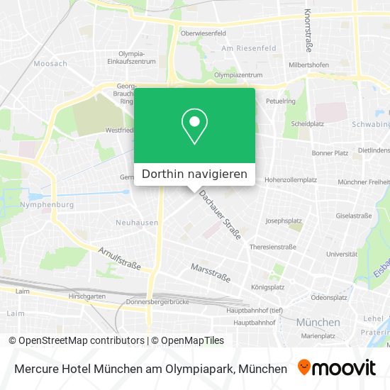 Mercure Hotel München am Olympiapark Karte