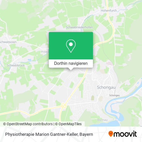 Physiotherapie Marion Gantner-Keller Karte