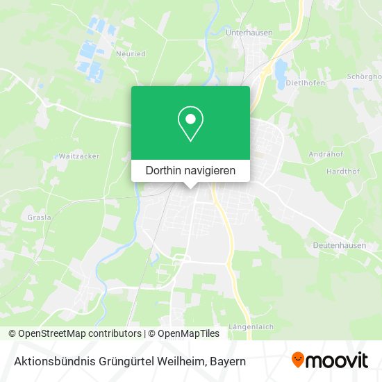 Aktionsbündnis Grüngürtel Weilheim Karte