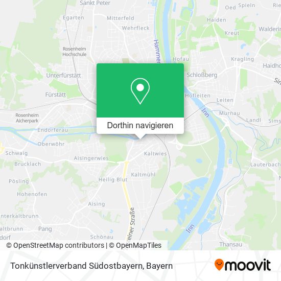 Tonkünstlerverband Südostbayern Karte