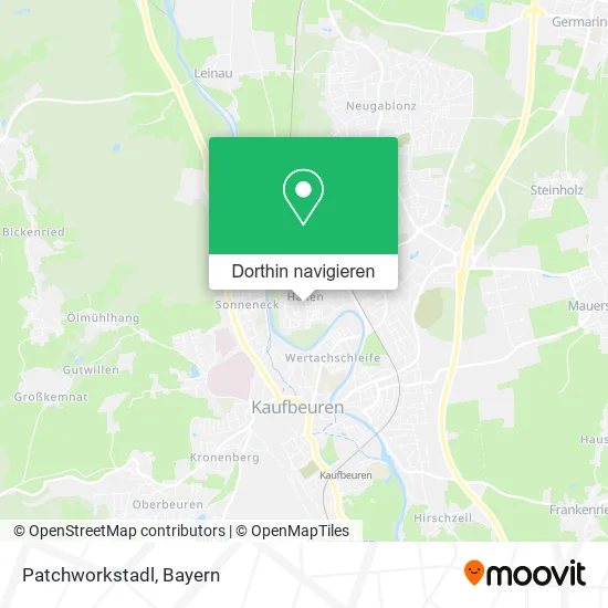 Patchworkstadl Karte