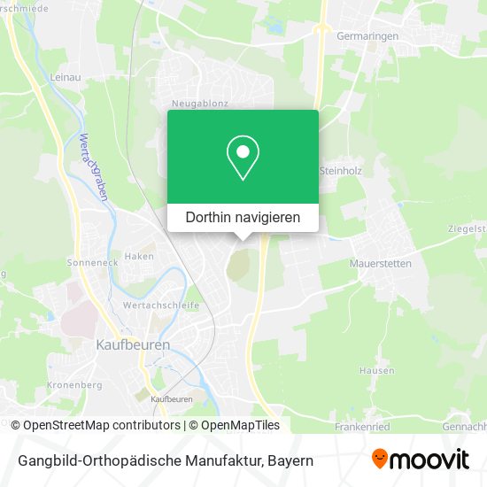 Gangbild-Orthopädische Manufaktur Karte