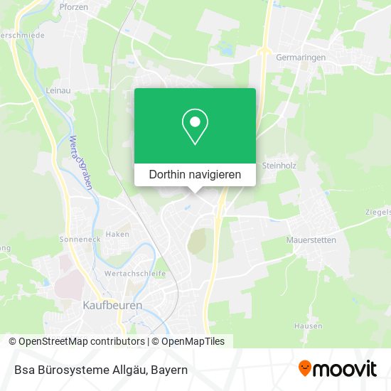 Bsa Bürosysteme Allgäu Karte