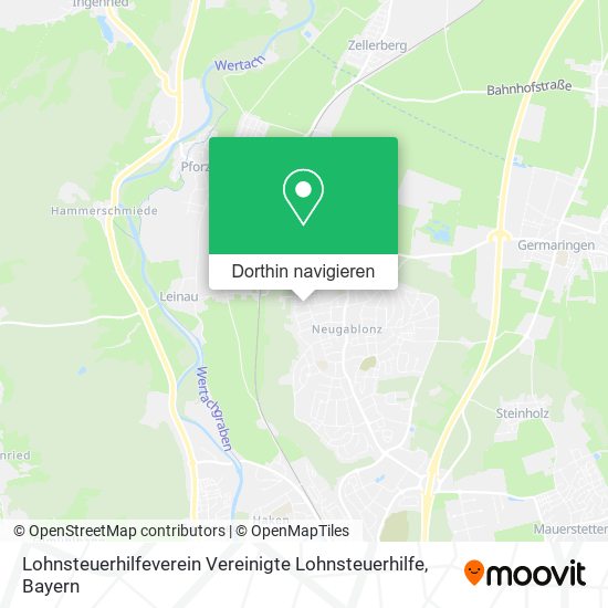 Lohnsteuerhilfeverein Vereinigte Lohnsteuerhilfe Karte