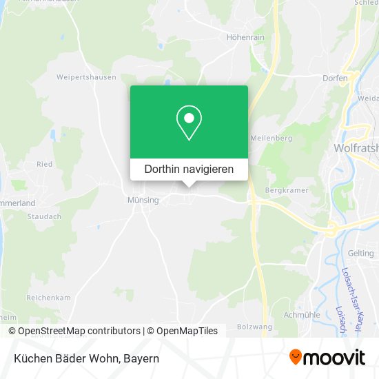 Küchen Bäder Wohn Karte
