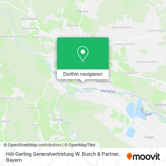 Hdi-Gerling Generalvertretung W. Busch & Partner Karte