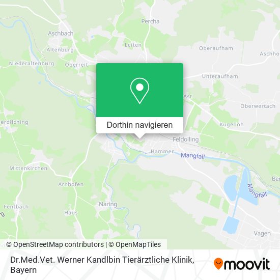 Dr.Med.Vet. Werner Kandlbin Tierärztliche Klinik Karte