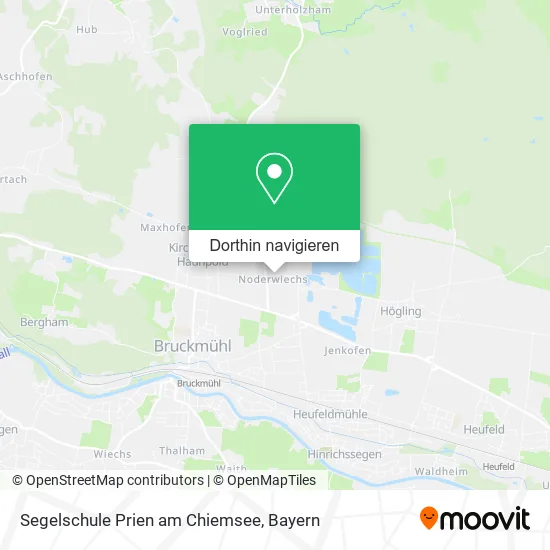 Segelschule Prien am Chiemsee Karte