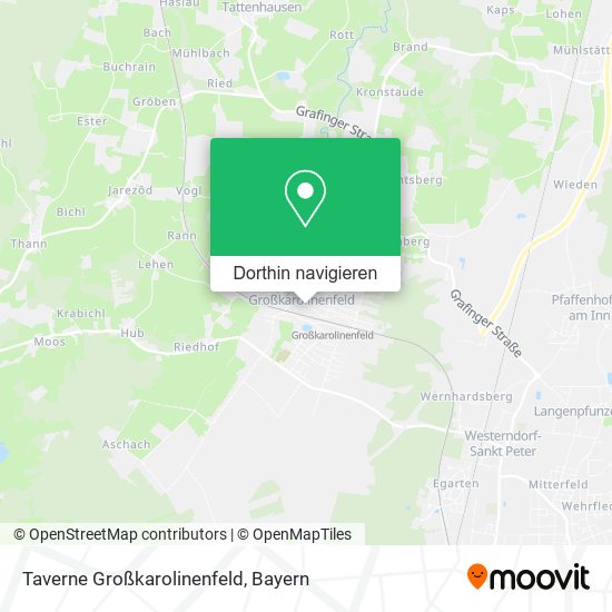 Taverne Großkarolinenfeld Karte