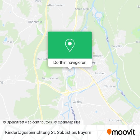 Kindertageseinrichtung St. Sebastian Karte