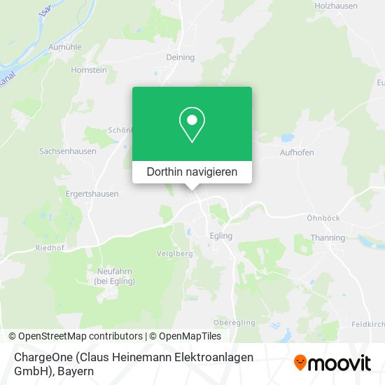 ChargeOne (Claus Heinemann Elektroanlagen GmbH) Karte