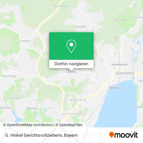 G. Hinkel Gerichtsvollzieherin Karte