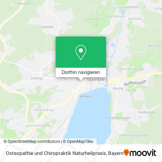 Osteopathie und Chiropraktik Naturheilpraxis Karte