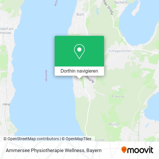 Ammersee Physiotherapie Wellness Karte