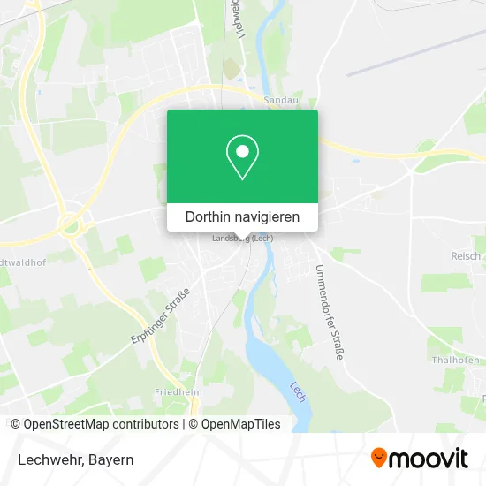 Lechwehr Karte