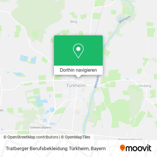 Tratberger Berufsbekleidung Türkheim Karte