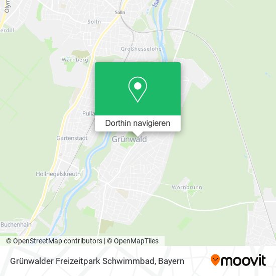 Grünwalder Freizeitpark Schwimmbad Karte