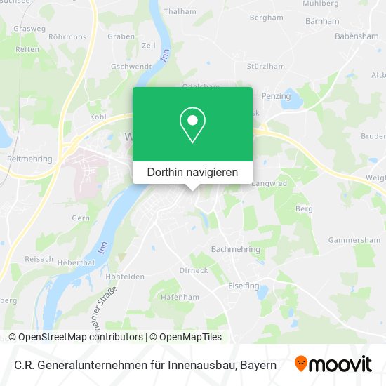 C.R. Generalunternehmen für Innenausbau Karte