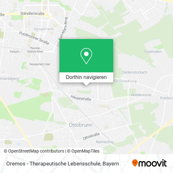 Oremos - Therapeutische Lebensschule Karte