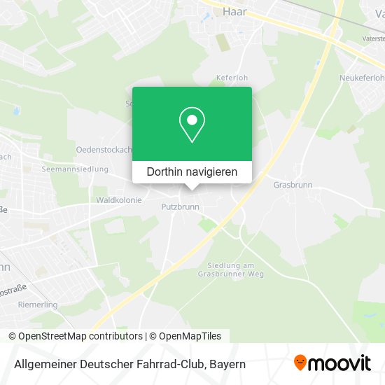 Allgemeiner Deutscher Fahrrad-Club Karte
