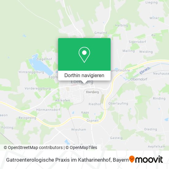 Gatroenterologische Praxis im Katharinenhof Karte