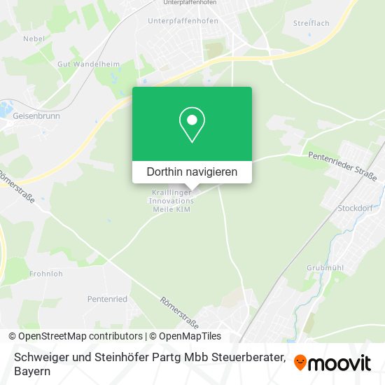 Schweiger und Steinhöfer Partg Mbb Steuerberater Karte