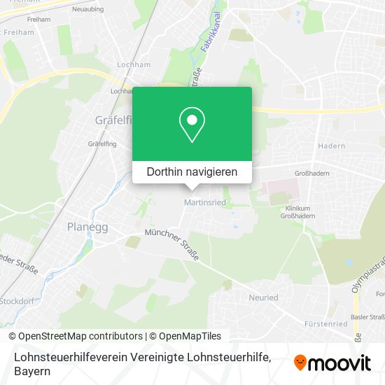 Lohnsteuerhilfeverein Vereinigte Lohnsteuerhilfe Karte