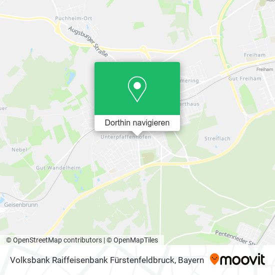 Volksbank Raiffeisenbank Fürstenfeldbruck Karte