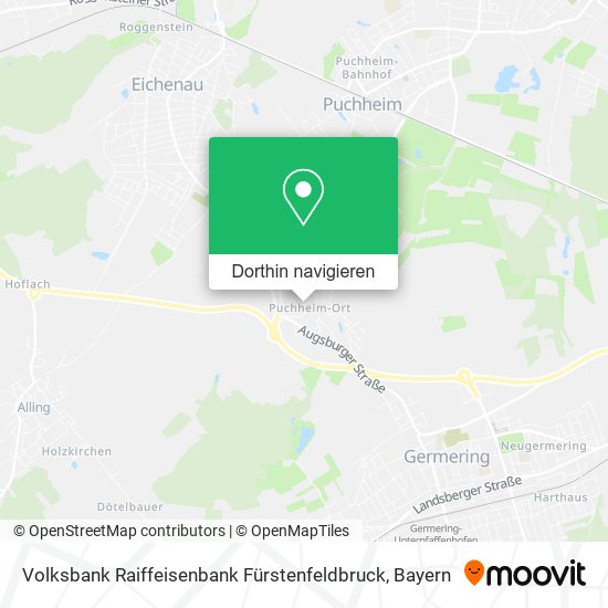Volksbank Raiffeisenbank Fürstenfeldbruck Karte