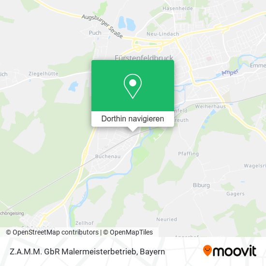 Z.A.M.M. GbR Malermeisterbetrieb Karte