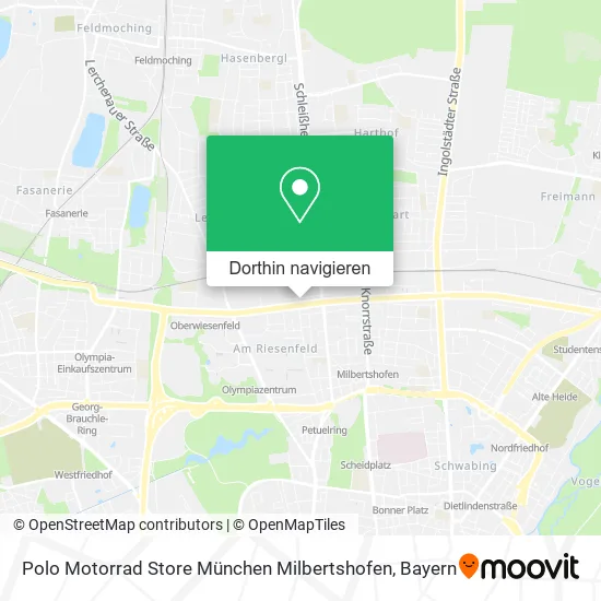 Polo Motorrad Store München Milbertshofen Karte